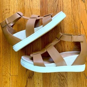 Dr. Scholl's Original Collection Saffron Wedge
Strappy Sandal Nude Leather 11M
